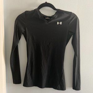 Under Armour Black Heat Gear Long Sleeve Shirt